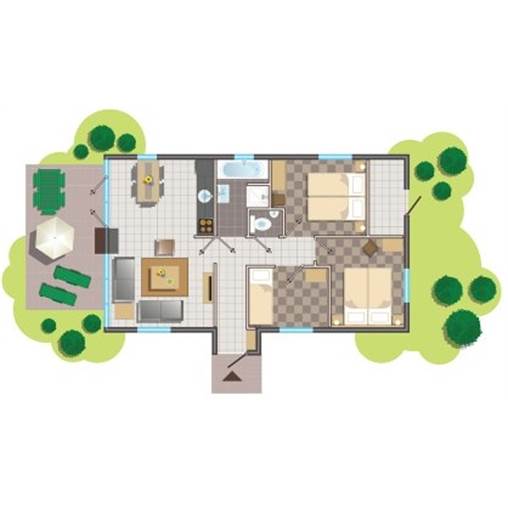 Comfort cottage SR376 at Parc Sandur